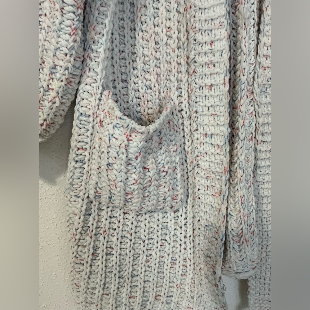POL Cozy Knit Open-Front Sweater Small - Picture 4 of 12